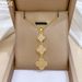Four 【 】 Leaf Flower Personalized Fashion Light Luxury Temperament Gorgeous Full Diamond Necklace Women's Versatile 【 】_ipsvogv.com