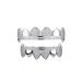 Canine mirror mixed inlay hip hop trend braces inlaid with diamonds HIPHOP copper inlaid zirconium full diamond braces_ipsvogv.com