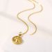 Jewelry Round Tree Of Life Pendant Necklace Simple Clavicle Alloy Women's Neck Chain_ipsvogv.com
