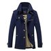 Men's Clothing Men's Casual Windbreaker Mid-length Men's Coat_ipsvogv.com
