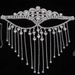 Full diamond claw chain rhinestone mask personality masquerade tassel mask Halloween face curtain_ipsvogv.com