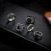 Jewelry Black Water Drop Circle Combination Five Piece Set Ring_ipsvogv.com