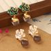 Retro Flower Earrings Tassel Earrings For Women Summer High End Personality 2024 New French Niche Earrings_ipsvogv.com