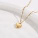 Love Love Necklace 2023 New Women's Summer collarbone Chain Simple and Elegant Light Luxury Neckchain Peach Heart_ipsvogv.com