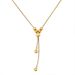 Non Fading Round Ball Pull-out Adjustable Necklace Women, Niche Long Sweater Accessories, High-end Feeling, Collarbone_ipsvogv.com