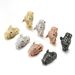 Creative Personality Cartoon Full Diamond Micro Inlaid Zircon Leopard Head Four Color Bracelet Spacer Bead Jewelry Accessories_ipsvogv.com