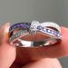 Cao Shi Jewelry Fashion Purple New Cross Bow Ring Female_ipsvogv.com