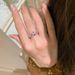 Pink 】 Paraiba Manor 【 Tender Zircon Starry Sky Open Ring, Light Luxury And High End Feeling Ring 【 】 ,_ipsvogv.com