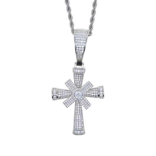 Men's Jewelry Cross Pendant Can Rotate Rap Hip Hop Trend Hip Hop Necklace Jewelry_ipsvogv.com
