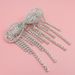 Fashion all match hairpin tassel bow rhinestone side clip girl hairpin hair ornament headdress_ipsvogv.com