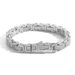 Men’s Jewelry Set Fashion Hip Hop Byzantine Bracelet Micro Inlaid Zircon Chain Three Dimensional Men's Personality Trend Niche Bracelet_ipsvogv.com