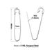 Surgical Steel Carnation Earrings, Punk Style, Hip-hop Style_ipsvogv.com