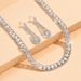 Ladies' Jewelry BRILLIANT BRIDE - Diamond Wedding Jewelry Set (Necklace & Earrings, Luxury Bridal Accessories)_ipsvogv.com