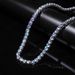 Zircon Tennis Jewelry Hip-Hop Men's Accessories Trendy Single Row Necklace_ipsvogv.com