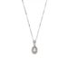 New Fashion Versatile Dot Diamond Water Drop Zircon Pendant Necklace Ornament_ipsvogv.com
