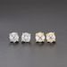 Hot hip hop zircon earrings for men and women with full diamond gold plated threaded earrings, hot earrings_ipsvogv.com