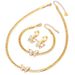 Blade Shell, Butterfly, Collarbone Chain, Waterproof And Sweat Resistant Female Bracel, Short Earrings, Gold Jewelry_ipsvogv.com