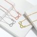 hot selling 8 character love infinity necklace high end simple Mobius infinity symbol necklace_ipsvogv.com