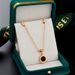 Titanium Steel Clover Necklace Women's Trendy Net Red Non Fading Roman Alphabet Collar Chain Instagram Cool And Unique_ipsvogv.com