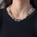 New niche design with reflective beads patchwork collarbone chain, female personality, hip-hop trend, versatile couple_ipsvogv.com