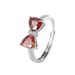 Baolai Xing Live Jewelry Red Diamond Bow Women's High Grade Feeling Index Finger Ring Non Fading Handpiece_ipsvogv.com