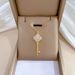】 Lucky 【 Grass Key Light Luxury Charm Gorgeous Full Diamond Necklace Women's Versatile Clavicle Titanium Steel Chain 【 】 【 】 【 】_ipsvogv.com