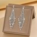 Women’s Jewelry Set Fashion Jewelry Style Exaggerated Temperament Super Flash Full Diamond Diamond Long Earrings Female Fashion High End Earrings_ipsvogv.com
