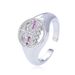 Women’s Jewelry Set Fashion Diamond Zircon CZ Expression Bag Ring Opening Design Adjustable Female Hand Jewelry Color Preservation Network Celebrity_ipsvogv.com