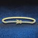 Modern Style Solid Color Sterg Sier Inlay Zircon Tennis Bracelet_ipsvogv.com