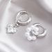Fashion Double-ring Dual-purpose Earrings, Light Luxury Zircon Love Pendant Accessories Earrings For Women_ipsvogv.com