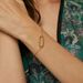 Women's Jewelry Simple Gold Plated Twisted Oval Bracelet Braided Ring Hollow Egg Shaped Bracelet_ipsvogv.com