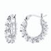 Fashionable and high end earrings for women, French style, fully inlaid with zircon lace, UU shaped earrings, versatile earrings, best selling_ipsvogv.com