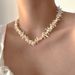Minimalist Design, Baroque Style Coral Necklace, Women's Instagram Vacation, Beach Style, Versatile Collarbone Chain_ipsvogv.com