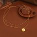 Design Korean Instagram Style Double Layered Flower Necklace For Women's Fashion And Luxury, Summer Collarbone Chain_ipsvogv.com