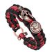 Wilderness Wind Lifesaving Seven Core Umbrella Rope Survival Fashion Spartan Bracelet_ipsvogv.com
