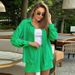 Women's Clothing long-sleeved shorts loose casual _ipsvogv.com