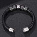 Hot Selling Woven Lion Head Leather Bracelet, Men's Cool And Personalized Style Accessory_ipsvogv.com