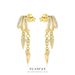 Women's Jewelry S925 Sterling Silver Earrings Accessories Personality Double Layer Earrings Zircon Earrings_ipsvogv.com