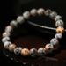 6/8/10mm Natural Flame Stone Bead Bracelet Domineering Hip Hop Punk Beaded Round Bead Bracelet For Men_ipsvogv.com