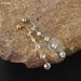 Belly Button Ring Luxury Zircon String Gold Pendant Exquisite Piercing Belly Button Ring Nail_ipsvogv.com