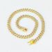 Unisex 10mm Round Chain Full Of Drill Bits Men And Women Alloy Necklace Trendy Hip Hop Rap Cuban Chain_ipsvogv.com