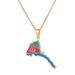 Africa Eritrea map pendant necklace oil drop retro men and women stainless steel pendant_ipsvogv.com
