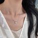 Tiqi Ballet Girl Ribbo Bowkot Shijia Imitatio Pearl Necklace For Wome S Pure Silver Light Luxury Niche Clavicle_ipsvogv.com