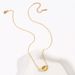 Double heart hollowed out titanium steel necklace designed by female niche, fashionable and minimalist collarbone chain,_ipsvogv.com