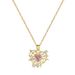 【 Titanium Steel 】 A Thread Hollow Heart Of Diamonds, Light Luxury Temperament, Gorgeous Full Diamond Necklace, Women's_ipsvogv.com