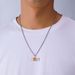 Fashion Creative Unisex Baseball Letter Stainless Steel Hip Hop Sports Necklace Sweater Chain_ipsvogv.com