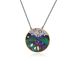 Natural Stone Amethyst Pendant Niche High End Sterling Silver Jewelry Original Design Colored Gemstone Necklace_ipsvogv.com