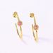 Summer New Large Circle Earrings For Women S925 Silver Gold Plated Diamond High End Earrings Simple And Fashionable_ipsvogv.com