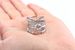 Women's three layer engagement ring set Zircon micro inlaid ring_ipsvogv.com