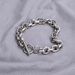 Titanium Steel Cuban Chain Bracelet For Men, Interlocking Trendy Hip-Hop Acceorie, Simple High-End Jewelry_ipsvogv.com
